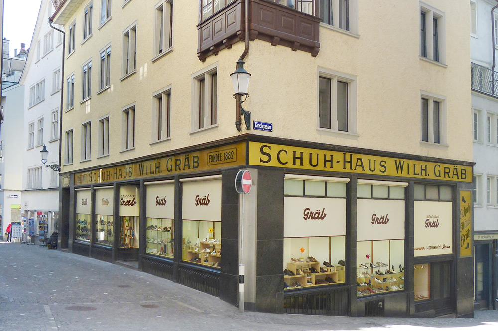 Schuhhaus Gräb - das traditionelle Schuhhaus in der Stadt Zürich